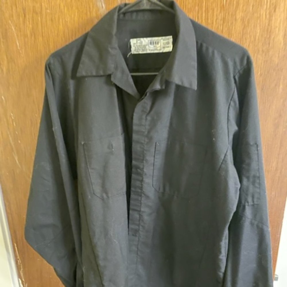 Red Kap long sleeve button up (Black)
